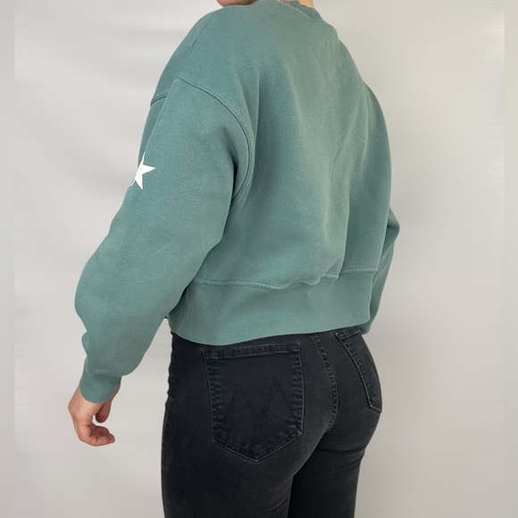 P.E NATION x Berry Trellis Grem Pullover Sweatshirt Heavyweight Casual Relaxed - Picture 3 of 9